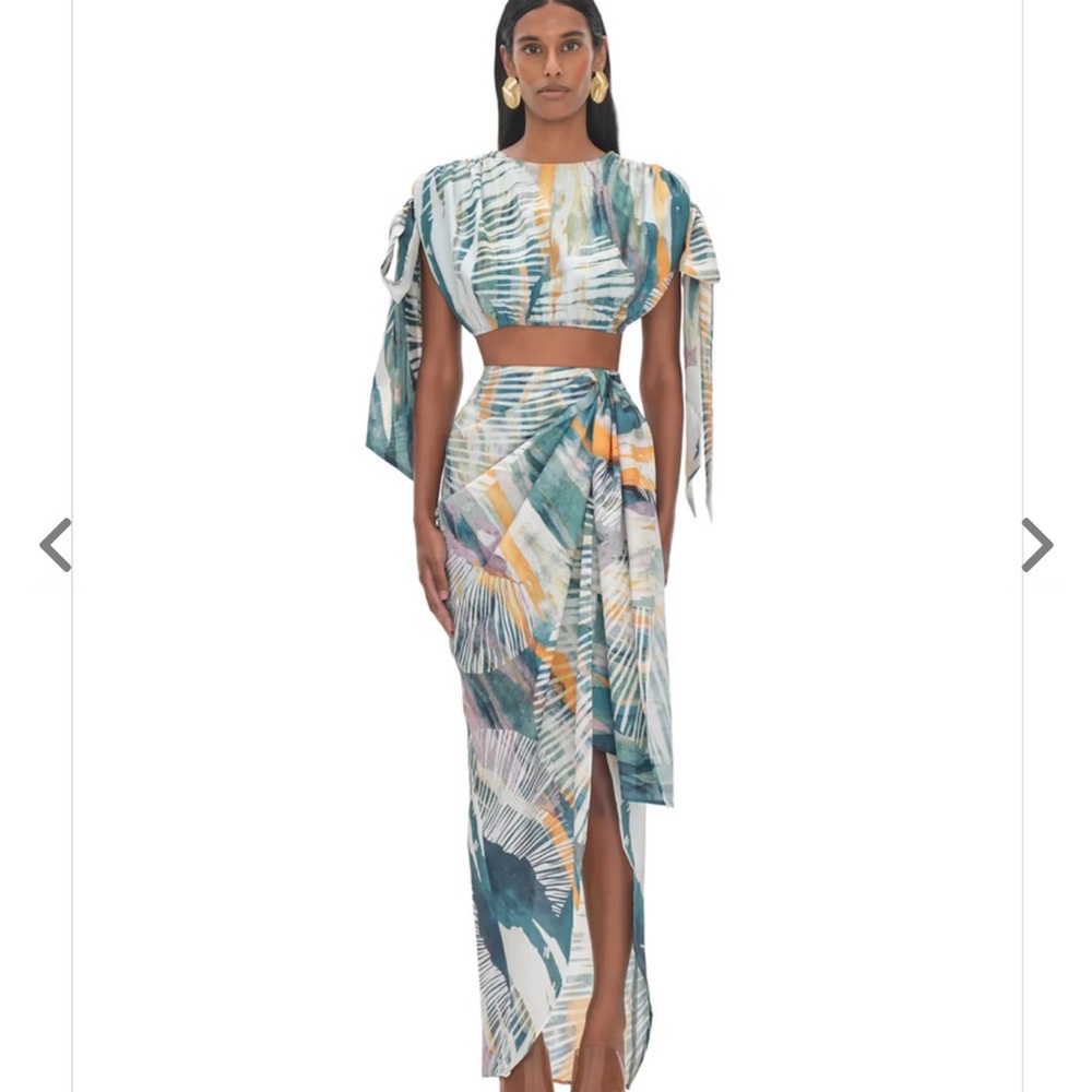 Andrea Iyamah Halima Crop Top Resort Wear Collection